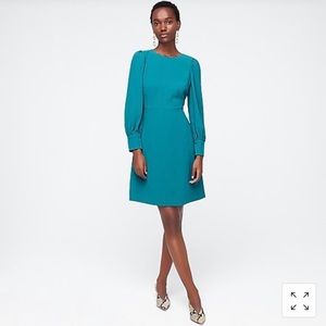 J Crew Longsleeve Dress In 365 Crepe 